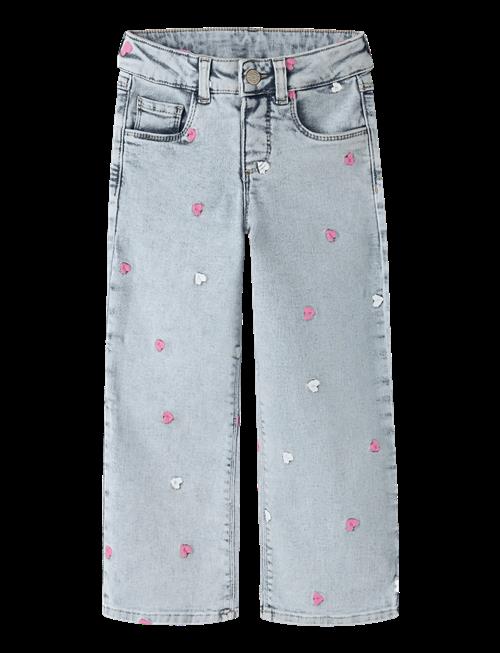 name it | Nmfrose Wide Emb Jeans 2633-Fr Noos | 122