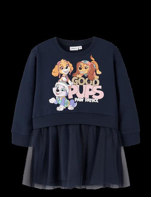 name it | Nmfjara Paw Nreg Swe Dress Bru Cplg | 98