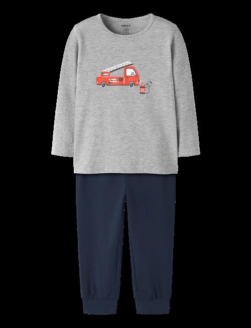 name it | Nmmnightset Grey Firetruck Noos | 110-116