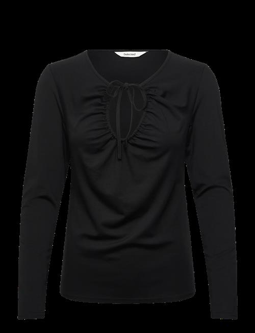 Selected | Slfslim Mia Ls Tie Top | S