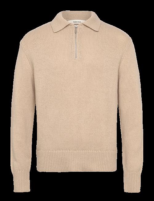 Selected | Slhcody Ls Knit Relaxed Half Zip Polo | XXL