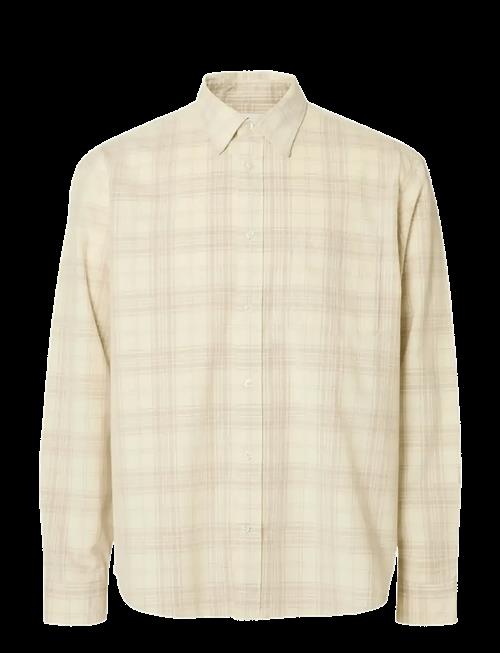 Selected | Slmregclaus Cord Yd Check Ls Shirt | S