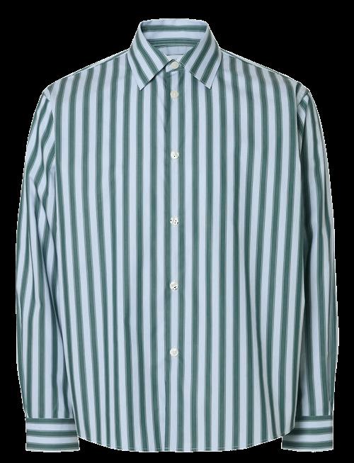 Selected | Slhrlxhenric Stripe Ls Shirt | L