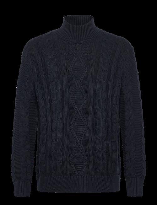 Selected | Slhuffe Ls Knit Relaxed Cable High Neck | S