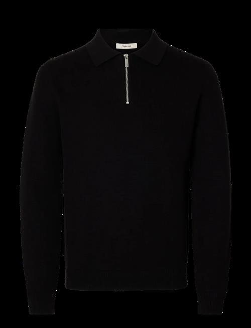 Selected | Slhdane Ls Knit Struc Half Zip Polo Noos | XXL