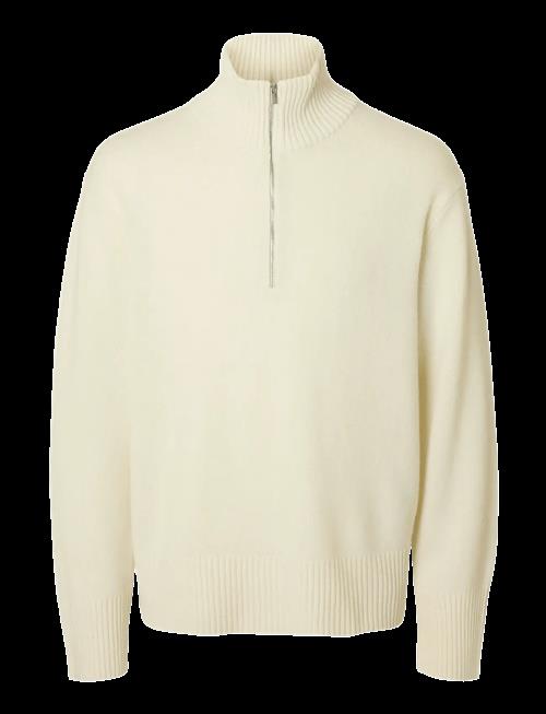 Selected | Slhcalle Relaxed Cashmere Blend Half Zip | L