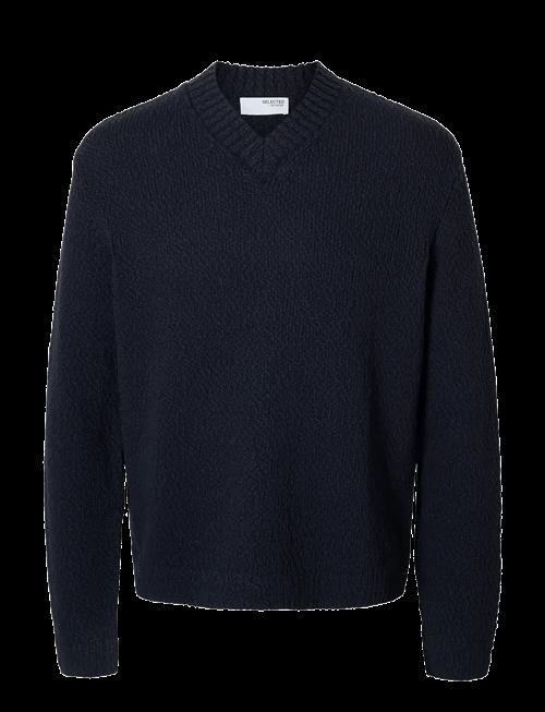 Selected | Slhangus Ls Knit Relaxed V-Neck | L