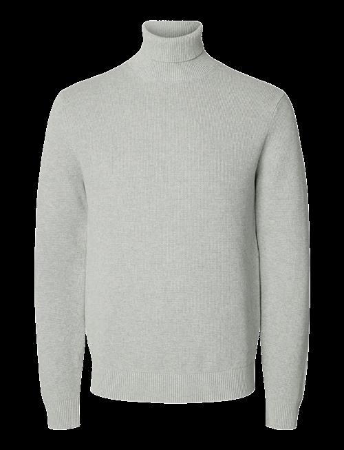 Selected | Slmdane Ls Knit Structure Roll Neck Noos | L