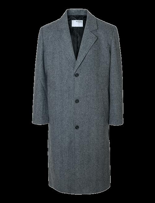 Selected | Slhmilos Wool Blend Relaxed Coat #S | L