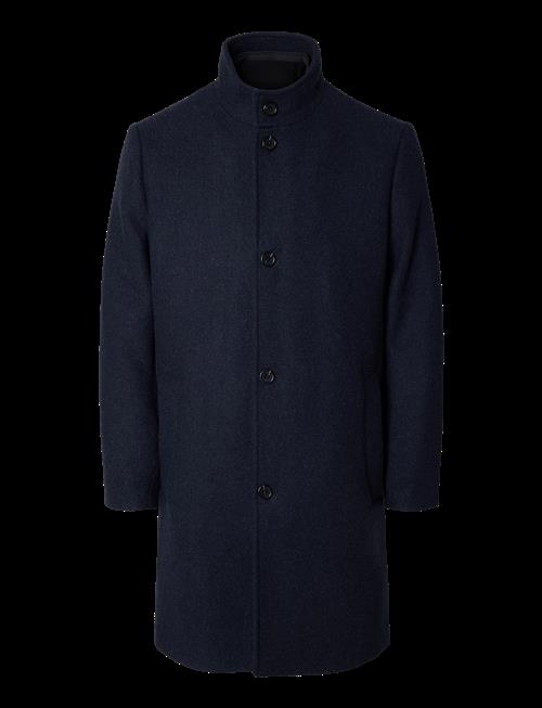 Selected | Slmrainar Wool Blend Coat Noos | L