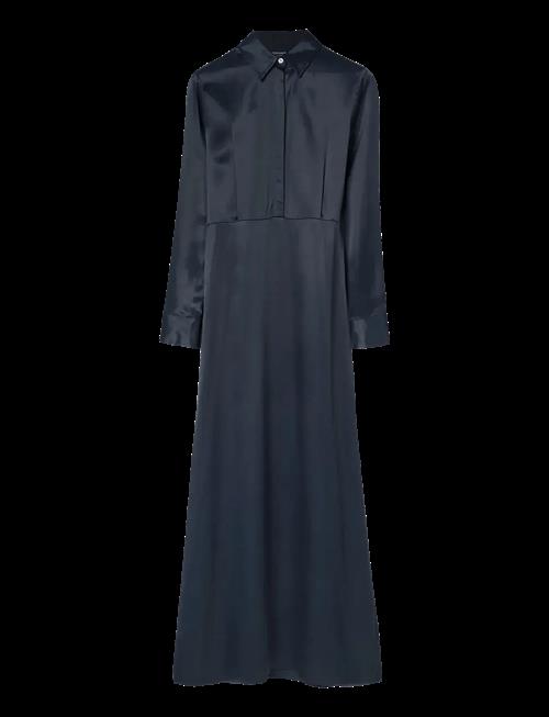 Lexington Clothing | Maxi Satin Shirt Dress | XS