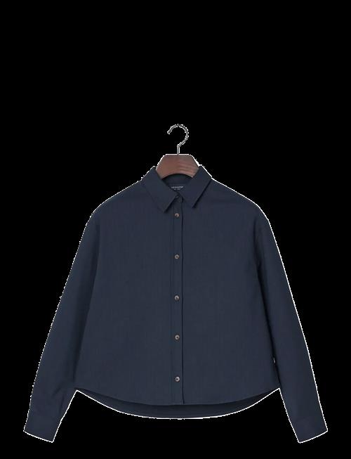 Lexington Clothing | Cropped Pinstripe Shirt | XS