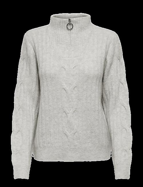JDY | Jdyandrea L/S Zip Cable Pullove Knt Noos | XS