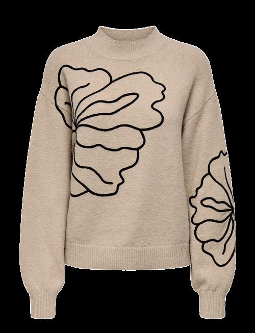 JDY | Jdyjella L/S Flower Pullover Knt Noos | XS