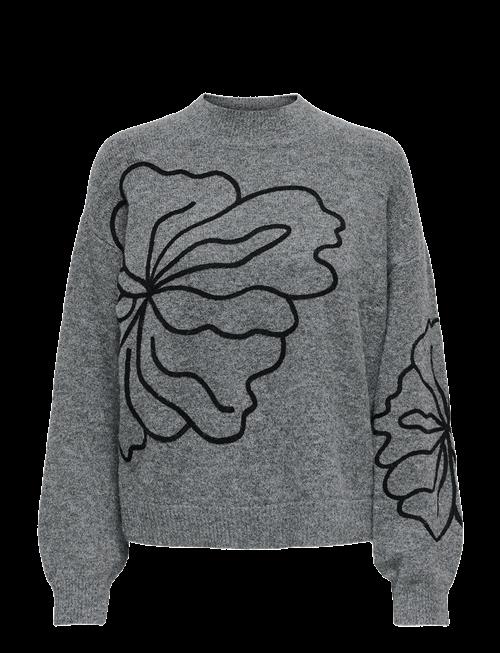 JDY | Jdyjella L/S Flower Pullover Knt Noos | XL
