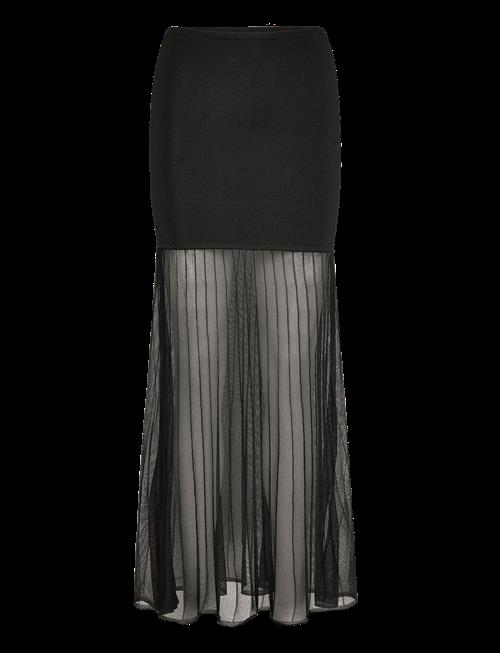 Malina | Calina Sheer Knitted Maxi Skirt | XS