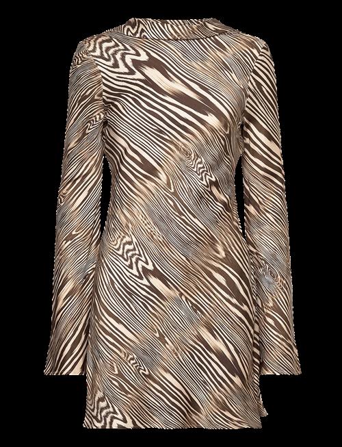 Malina | Cezanne Low Back Satin Mini Dress | 42