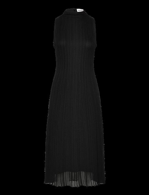Malina | Nessa Halterneck Pointelle Knitted Midi Dress | L