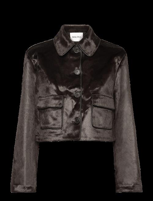 Malina | Seressa Faux Pony Hair Boxy Jacket | 40