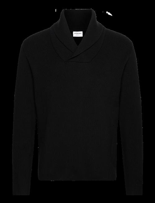 Lindbergh | Shawl Collar Rib Knit | L