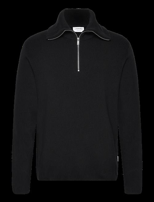 Lindbergh | Half Zip Rib Knit W. Oversized Col | L