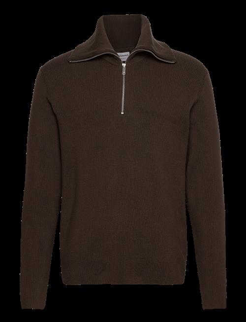 Lindbergh | Half Zip Rib Knit W. Oversized Col | XL