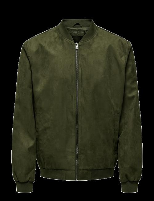 ONLY & SONS | Onslucas Fake Suede Bomber Otw Noos | S
