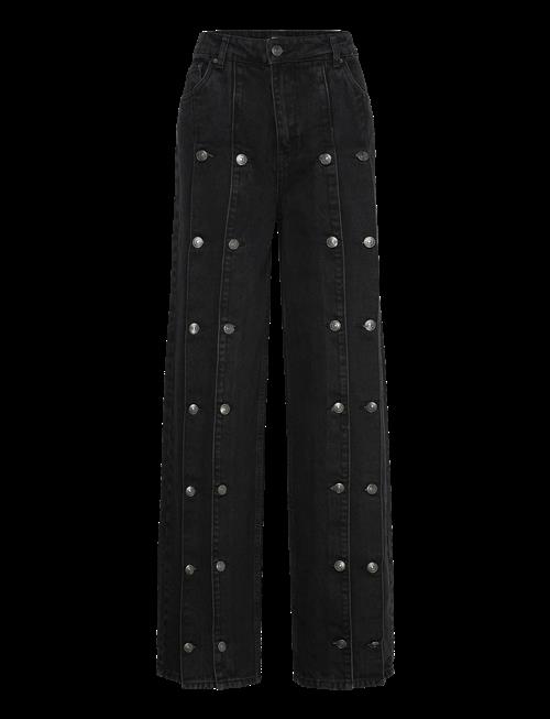 ROTATE | Button Detail Wide Jeans | 28