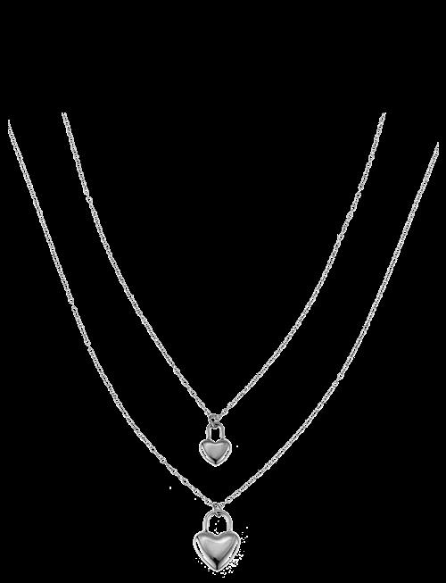 By Jolima | Heart Locker Necklace | ONE SIZE 45 cm