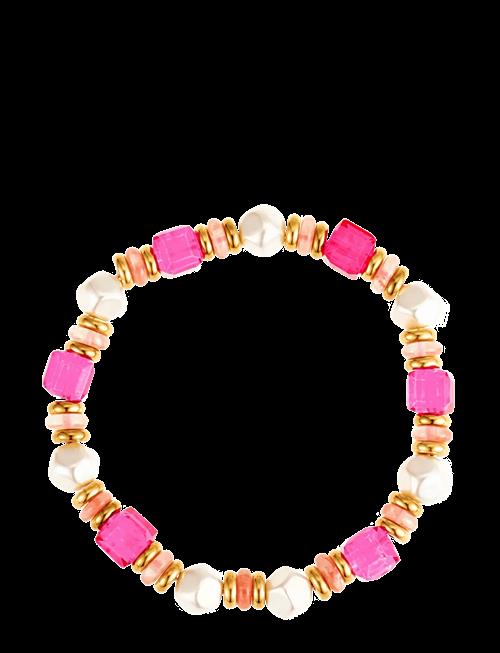 By Jolima | Pink Elastic Bracelet | ONE SIZE 6 cm