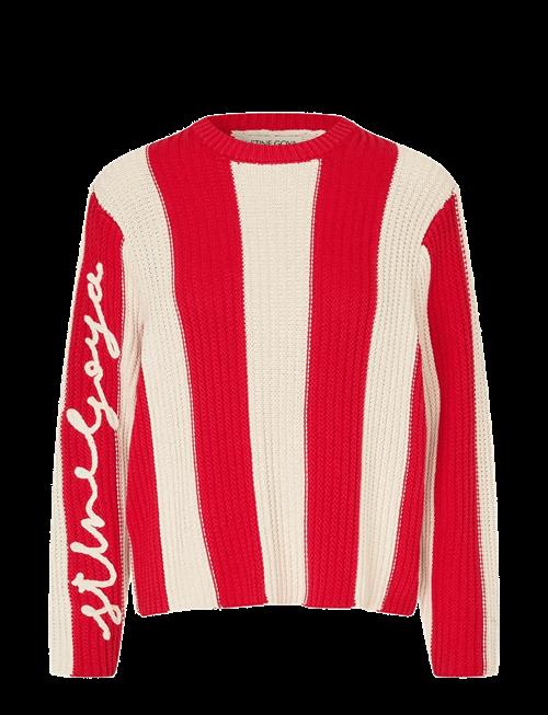 STINE GOYA | Lofty Cotton, Boxy Motif Sweater | XS