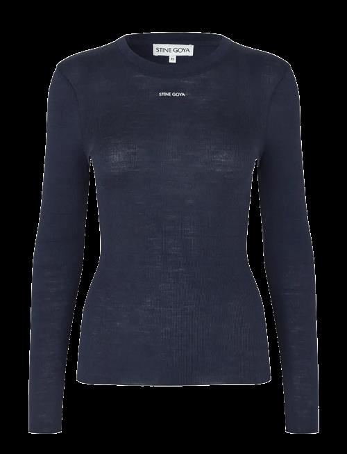 STINE GOYA | Lux Rib,Long Sleeve Crewneck | XS/S