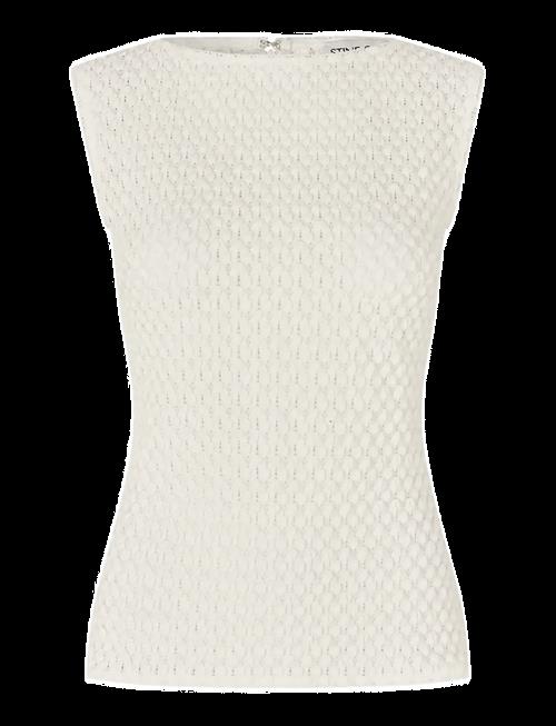 STINE GOYA | Crochet Lace, Boatneck Tank Top | L