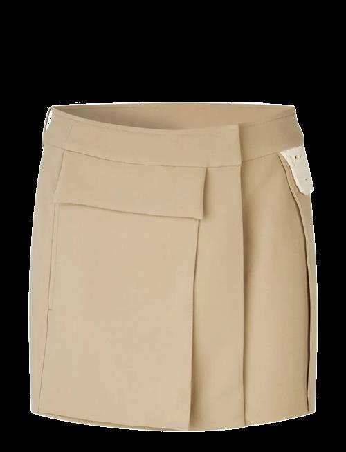 STINE GOYA | Crafted Weave Tailoring, Waistbelt Mini Skirt | S