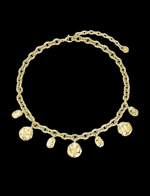 Bud To Rose | Kaia Charm Necklace Gold | ONE SIZE