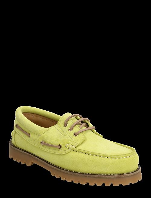 Garment Project | Ollie Boat Shoe - Acid Yellow Suede | 43