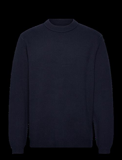 Garment Project | Boxy Cotton Knit - Navy | XL