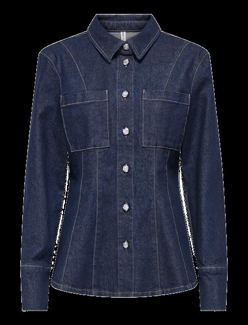 ONLY | Onlrosie L/S Fitted Dnm Jacket Gua | S