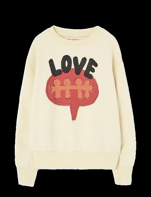 THE ANIMALS OBSERVATORY | Love Flan Yellow Bear Sweatshirt | 8 Y