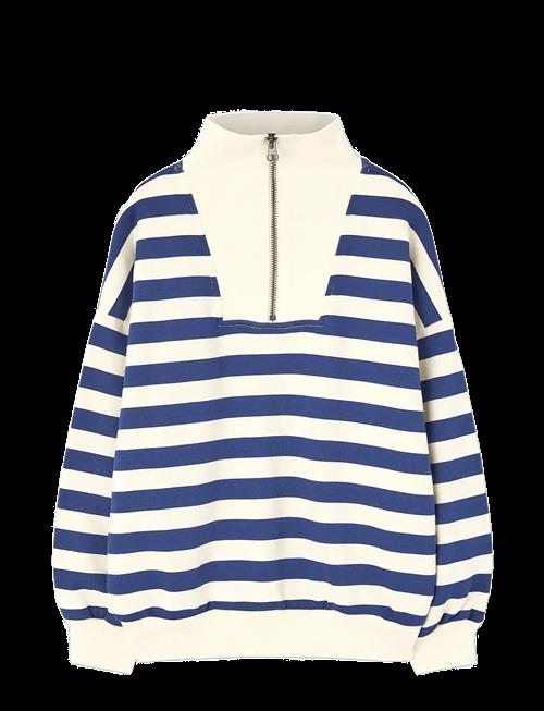 THE ANIMALS OBSERVATORY | Stripes Navy Blowfly Sweatshirt | 6 Y