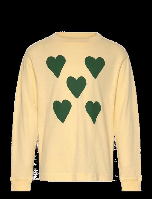 THE ANIMALS OBSERVATORY | Hearts Yellow Dof Lonf Sleeve T-Shirt | 8 Y