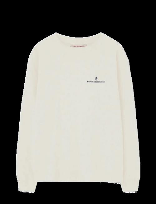 THE ANIMALS OBSERVATORY | Raw White Aries Lonf Sleeve T-Shirt | 4 Y