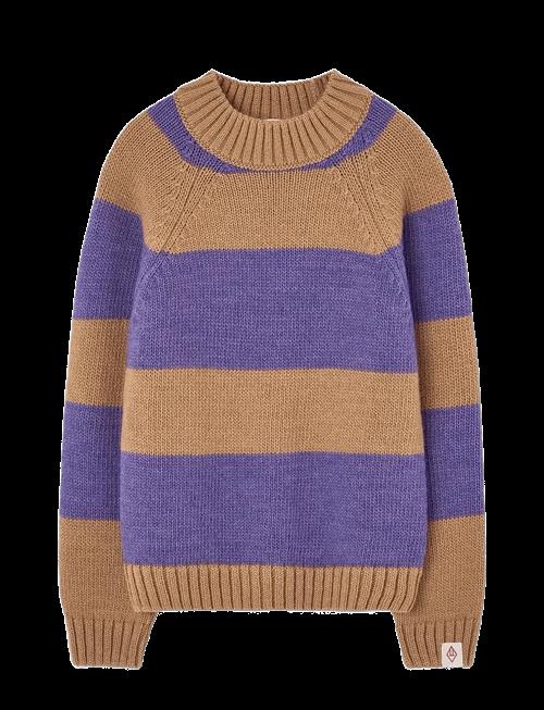 THE ANIMALS OBSERVATORY | Stripes Beife Boxfish Sweater | 10 Y