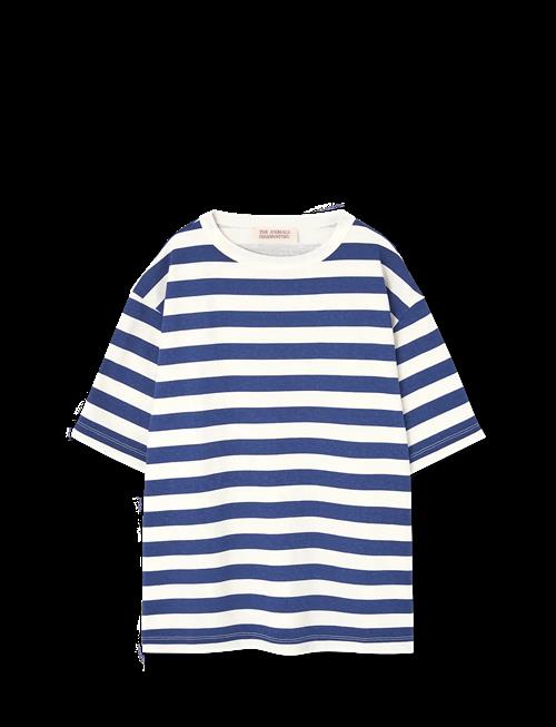 THE ANIMALS OBSERVATORY | Stripes Navy Collie T-Shirt | 4 Y