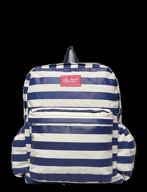 THE ANIMALS OBSERVATORY | Stripes Navy Addax Backpack | ONE SIZE