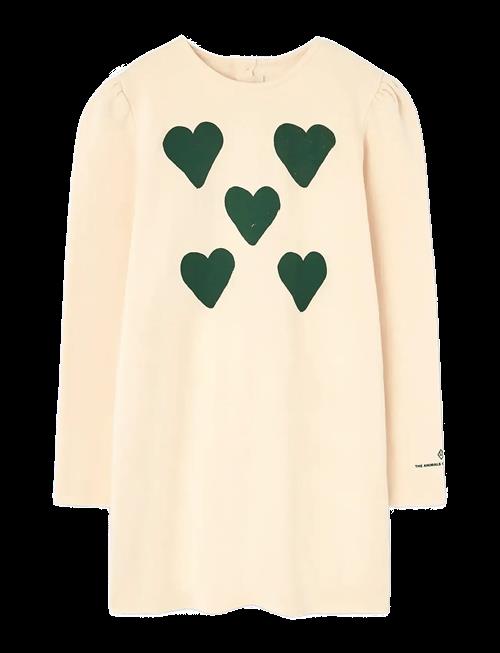 THE ANIMALS OBSERVATORY | Hearts Flan Yellow Buf Dress | 4 Y