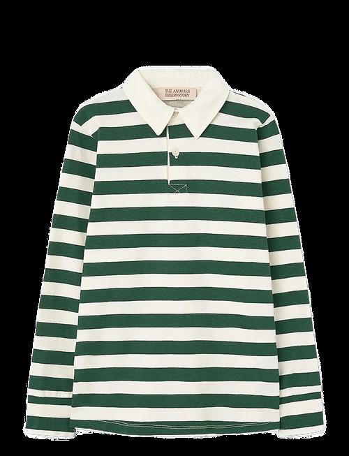 THE ANIMALS OBSERVATORY | Stripes Freen Eel Polo Shirt | 6 Y