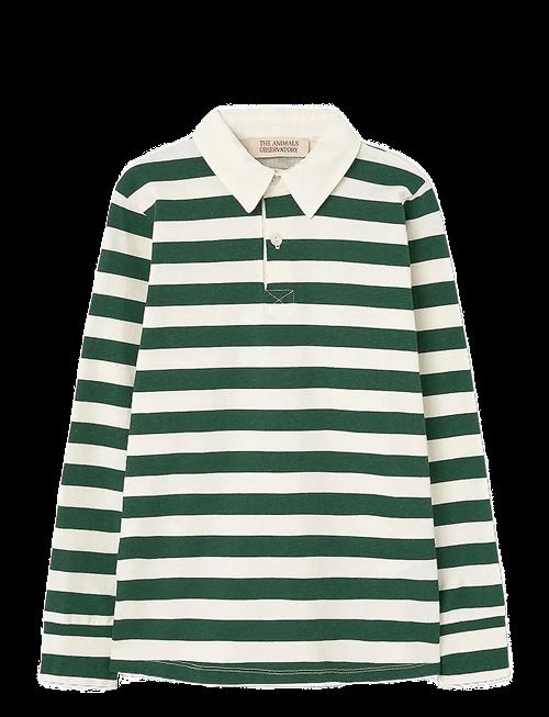 THE ANIMALS OBSERVATORY | Stripes Freen Eel Polo Shirt | 10 Y