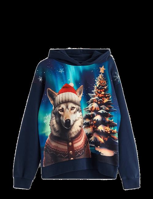 Lindex | Sweatshirt Hood Christmas Ai | 146/152