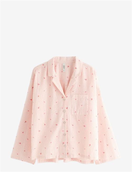 Lindex | Pyjama Shirt In Seersucker | L